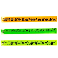 Halloween Reflective Snap Bands - Pack of 3