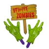 Halloween Zombie Wooden Garden Signs