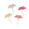 Happy Birthday Food Picks - Pack of 12
