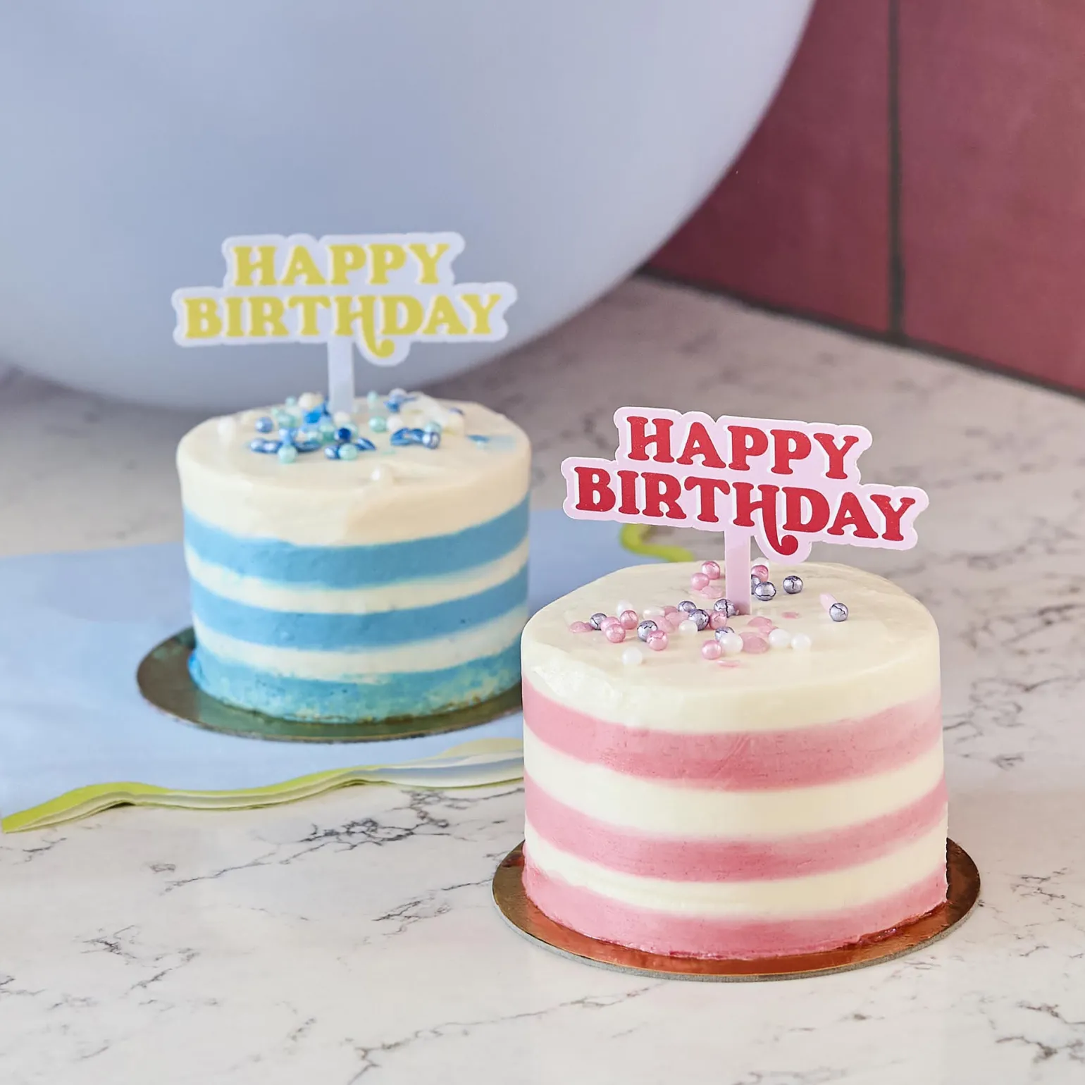 Happy Birthday Food Picks - Pack of 12