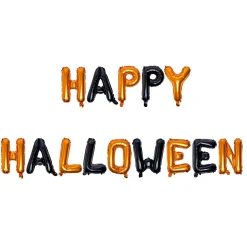 Happy Halloween Air-Fill Foil Balloon Banner