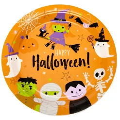Happy Halloween Paper Plates - Pack of 10