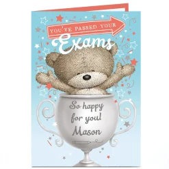 Hugs Personalised Card - You've Passed Your Exams