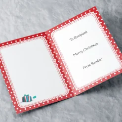 Hugs Personalised Christmas Card - Husband's Grotto