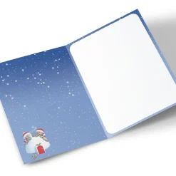 Hugs Personalised Christmas Card - Bears & Igloo