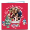 Hugs Photo Christmas Card - Snow Globe