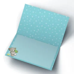 Hugs Photo Upload Easter Card - Blue & Green Spots & Stripes