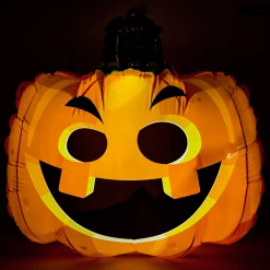 illooms Air-Fill Light-Up Pumpkin Balloon