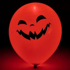 Illooms Light Up Pumpkin Latex Balloons - Pack of 5