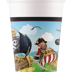 Island Pirates Party Tableware & Decorations Bundle - 16 Guests