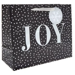 Joy Large Landscape Christmas Gift Bag
