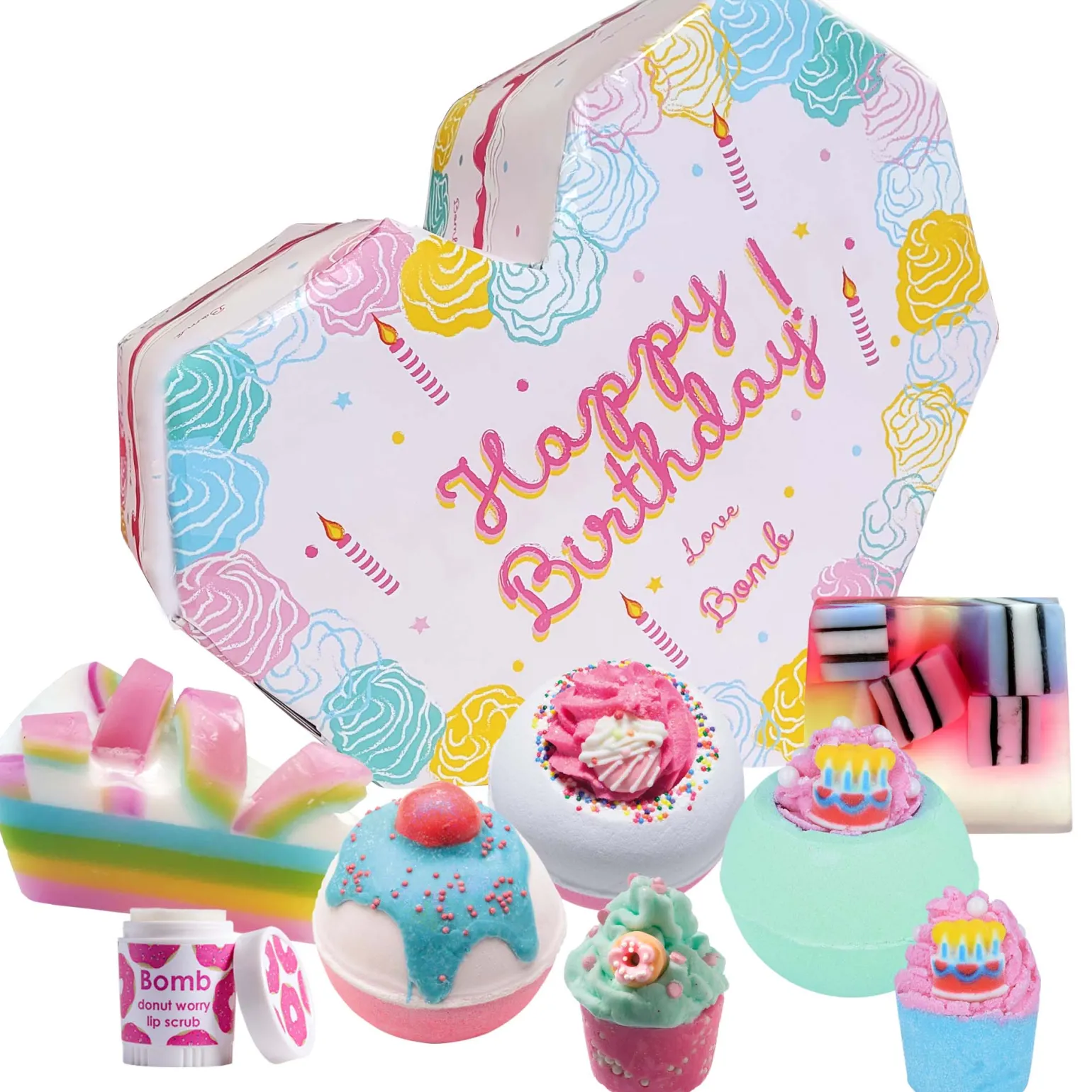 Large Bomb Cosmetics Happy Birthday Gift Box