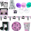 Lets Dance Party Tableware & Decorations Bundle - 8 Guests