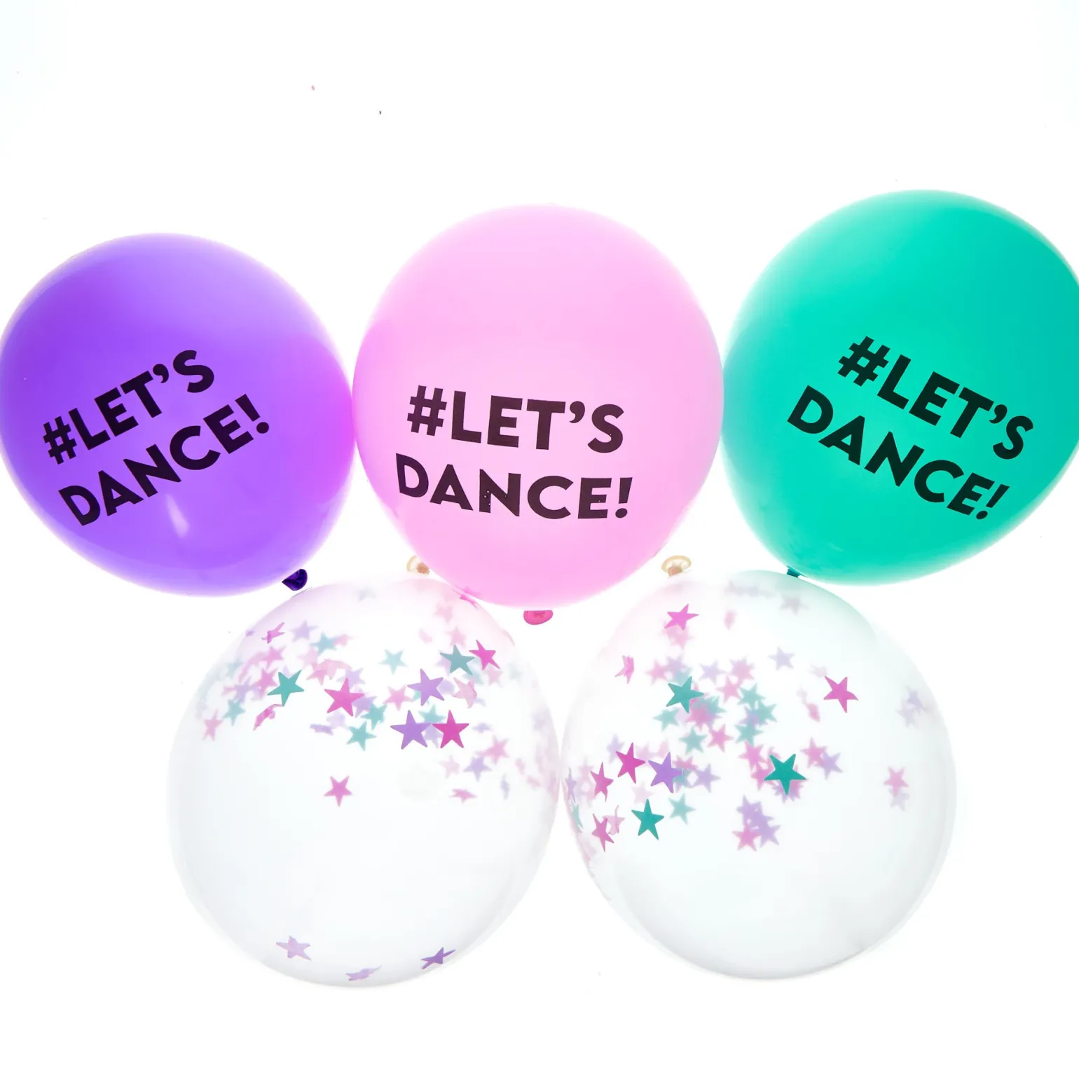 Lets Dance Party Tableware & Decorations Bundle - 8 Guests