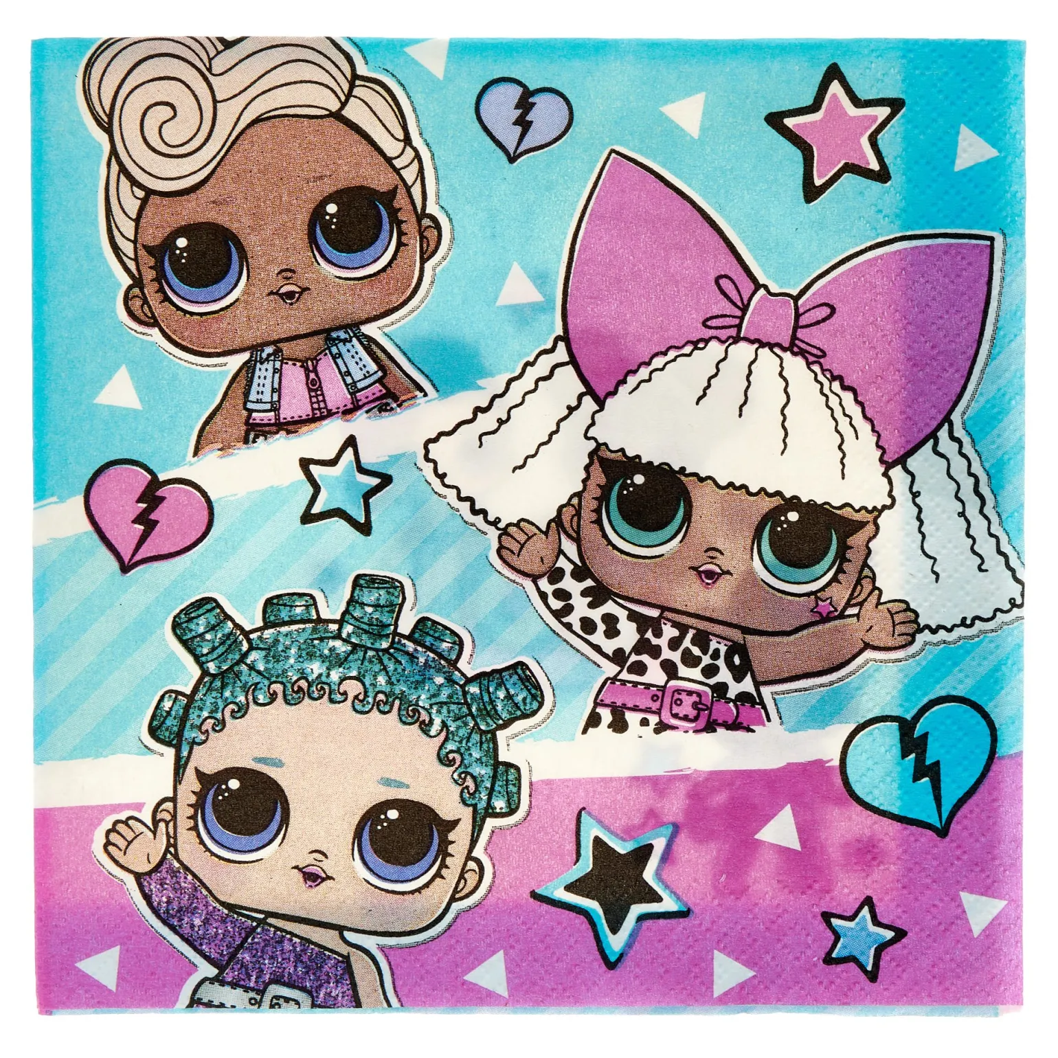 LOL Surprise Party Tableware & Decoration Bundle - 16 Guests