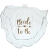 Luxury Bride to Be Rose Gold Printed Veil