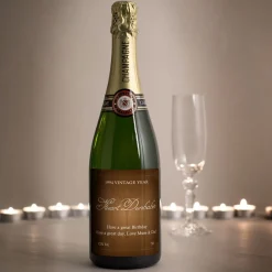 Luxury Personalised Vintage Their Year Champagne