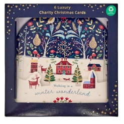 Luxury Winter Wonderland Charity Christmas Cards - Pack of 6