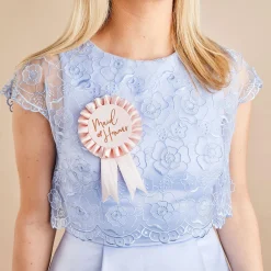 Maid Of Honour Rosette Badge