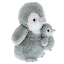 Medium Mum & Baby Penguin Soft Toy