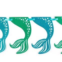 Mermaid Party Tableware & Decoration Bundle - 16 Guests