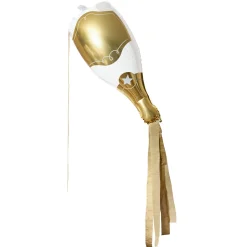 Metallic Champagne Bottle Foil Balloon & Tassels (3 Colour Options)