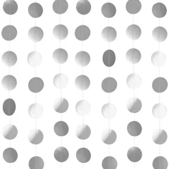 Metallic Circle Card Backdrop 20m (3 Colour Options)