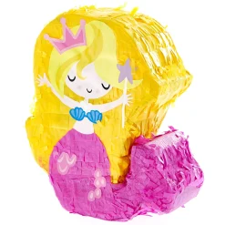 Mini Mermaid Pinata-Style Party Decoration