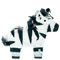 Mini Zebra Pinata-Style Party Decoration
