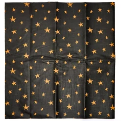 Orange Stars Paper Table Cover