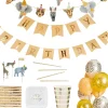 Party Animals Birthday Tableware & Decorations Bundle -10 Guests