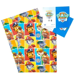 Paw Patrol Wrapping Paper & Gift Tags - Pack Of 2