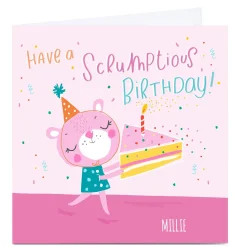 Personalied Carol Richardson Birthday Card - Scrumptious