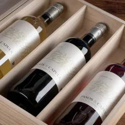 Personalised 3 Bottle Luxury Wooden Wine Box - Wedding Day Congratulations