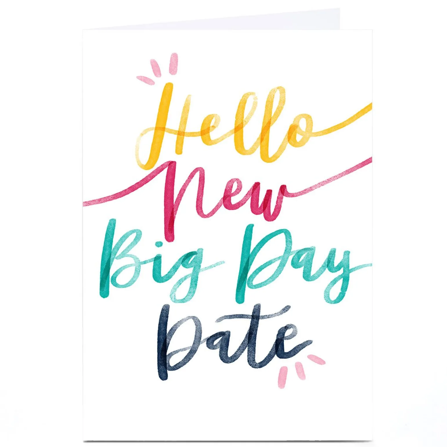 Personalised Emma Valenghi Card - New Big Day