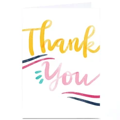 Personalised Emma Valenghi Thank You Card