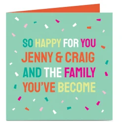 Personalised Adoption Card - The Family You've Become