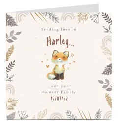 Personalised Adoption Card - Your Forever Family