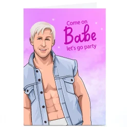 Personalised All Things Banter Birthday Card - Let's Go Party