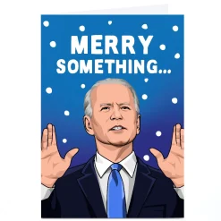Personalised All Things Banter Christmas Card - Merry Something