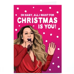 Personalised All Things Banter Christmas Card - All I Want For Christmas Is You