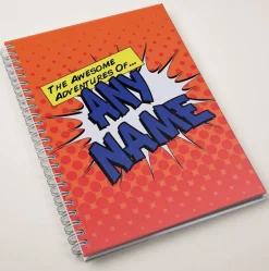 Personalised Awesome Adventures Notebook