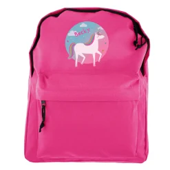 Personalised Backpack - Pink Unicorn