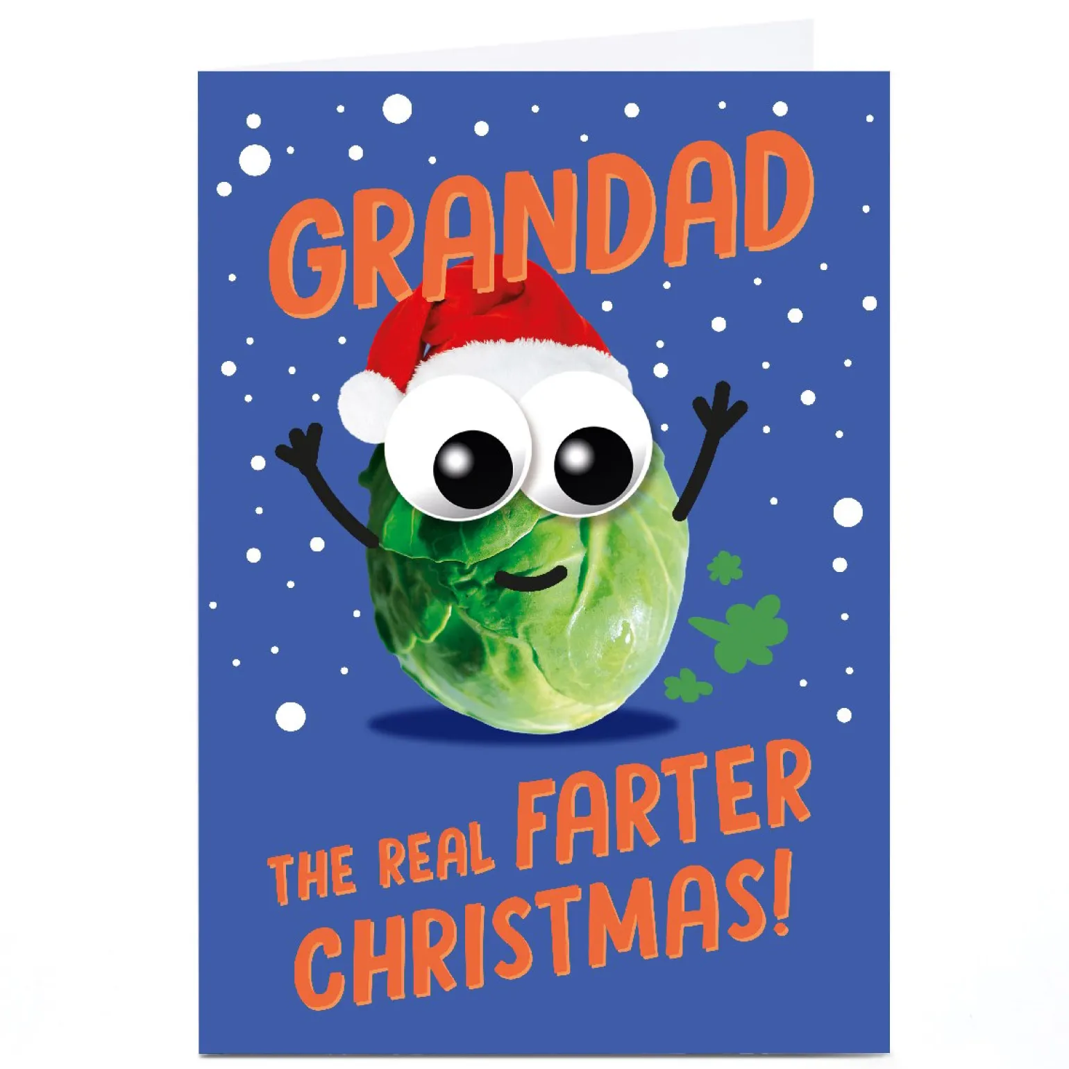 Personalised Bangheads Christmas Card - The Real Farter Christmas
