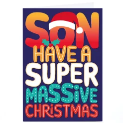 Personalised Bangheads Christmas Card - Super Massive Christmas