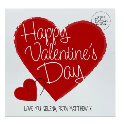 Personalised Belgian Chocolates - Happy Valentine's Day