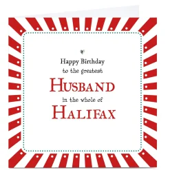 Personalised Birthday Card - To The Greatest, Any Name