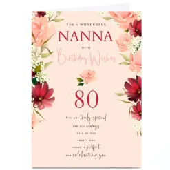 Personalised Birthday Card - Perfect For Celebrating You, Nanna