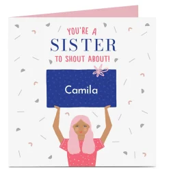 Personalised Birthday Card - To Shout About!