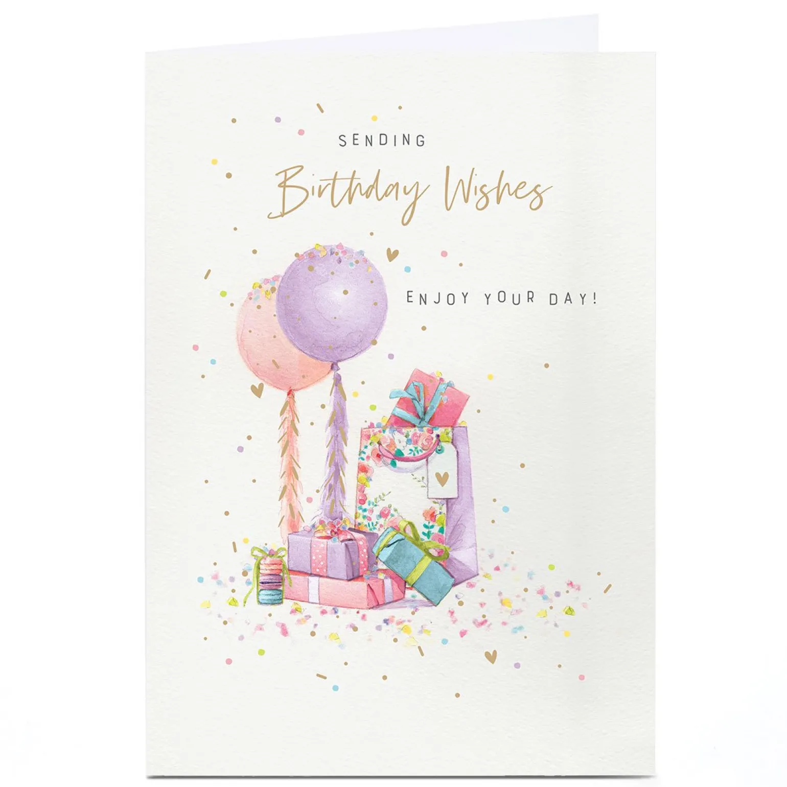 Personalised Birthday Card - Sending Birthday Wishes